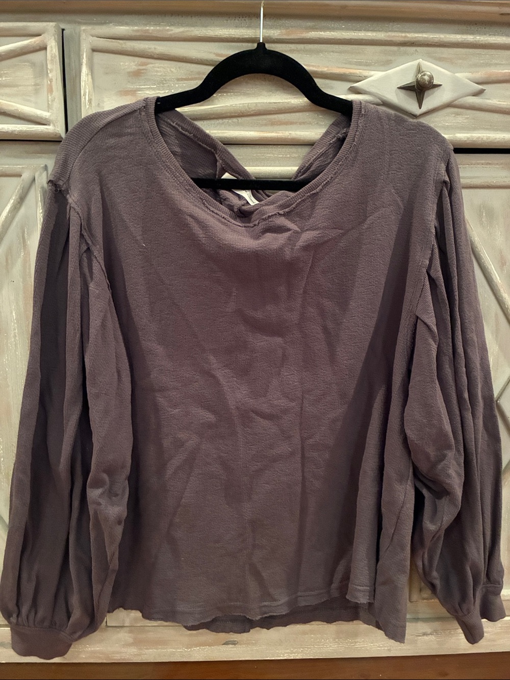 Women's Long Sleeve Lightweight Pullover Top - gray